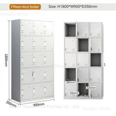 Laboratory Experimental Staff Storage Cabinet | Corrosion-Resistant Metal Locker | With Ventilation Holes and Adjustable Shelves photo-3