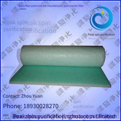 Supply of fx Special Glass Fiber Paint Mist Felt, Filter Cotton, and Air Filter Cotton for Paint Filtration