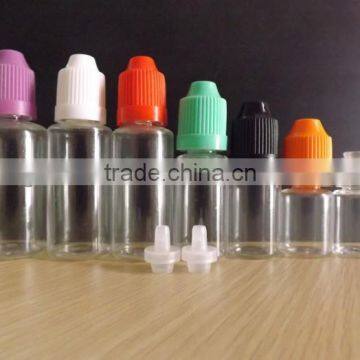 4ml-30ml pet bottle with childproof lid for e liquid