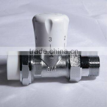 Zhejiang Factory PPR Straight Type Automatic Copper Thermostatic Valves