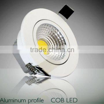 New Items Anluminum Housing 3 years warranty IP44 COB 3W LED Downlights