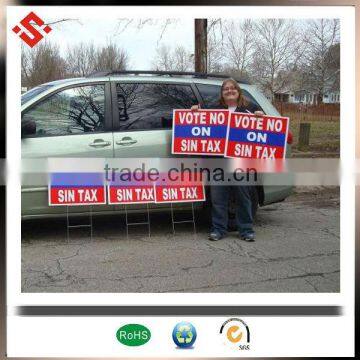 Wire Stake Corrugated Plastic Sign Board for Advertising photo-3