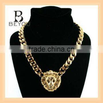 Lion Head Necklace 2013 Newest necklace