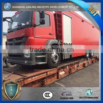6x4 fire truck with mercedes benz AXOR2629 truck chassis
