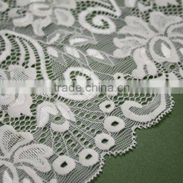 Lace Fabric for Women Panties Underwear White Flower photo-2