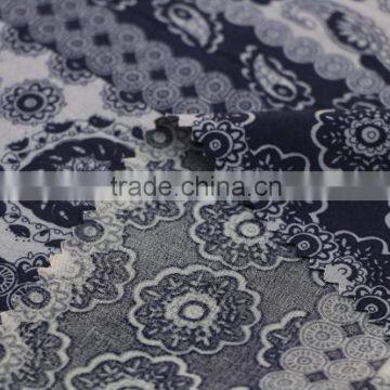 2017 Spring Top Selling Women Dress Soft 100%Rayon 45S*45S Poplin Plain Print Fabric photo-3