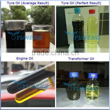 Used lubricants engine oil recycling to get diesel fuel oil plant