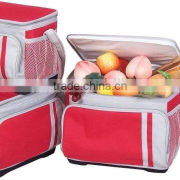 PEVA lining fit health food cool bag, insulated cooler bag