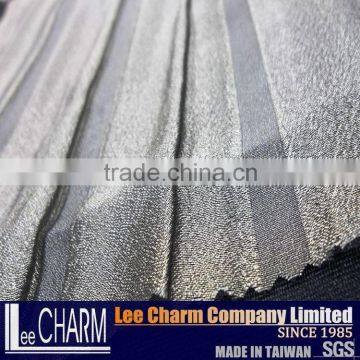 Silver Grey Matellic Decorative Fabric Textile photo-6