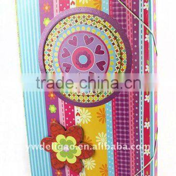 Hot Sale New Design Color Art Paper Desktop File Box for Office Stationery Cardboard A4 or FC Size