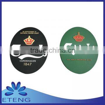 High Quality custom PVC rubber drink coasters For promotion item