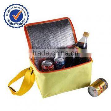 Outdoor fitness nonwoven insulated lunch bag cooler bag