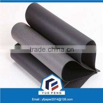 Both side coated black cardboard paper for boxes