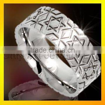 Laser plating rings stainless steel custom rings