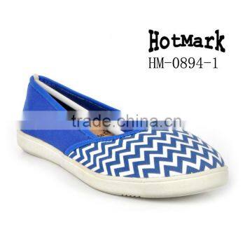 New design lady shoe amazing italian shoe brands fashion casual scanvas shoe with rubber sole