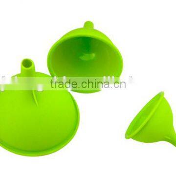 Hot Sale Colorful Silicone Funnel for Liquid Transfer Powder Transfer 100% Food Grade Silicone
