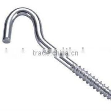 Manufacturer Price Zinc plated Q Hook Ceiling Hook Screw Rigging Hardware