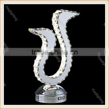 Modern K9 Crystal Wall Lamp Sconce Bedroom Stairs Aisle Chandelier Wall Light Fixture Swan Shape for Home Decor Luminaire photo-2