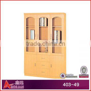 403-48 Modern Bookcase With Glass Doors Models photo-2