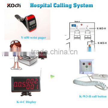 KOQI Bed Call Bell Button System for Emergency Paging K-4-C Y-650 K-W3-H