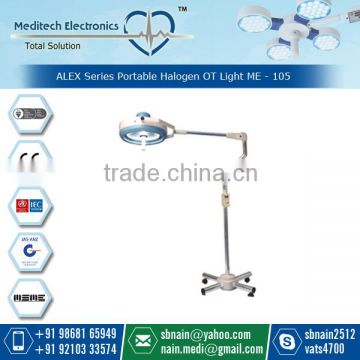 Portable Halogen Operating Light with Cold Mirror Technology