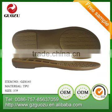 High quality lady latest sandal slipper sole tpu sole