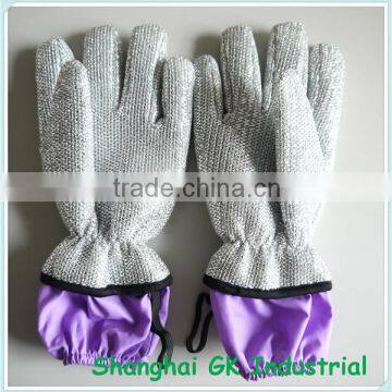 Metallic Yarn Peel Potato Gloves