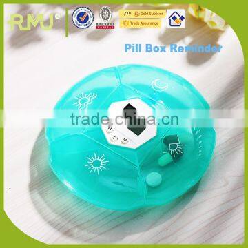 Digital pill box health care pill box timer pill box with alarm timer