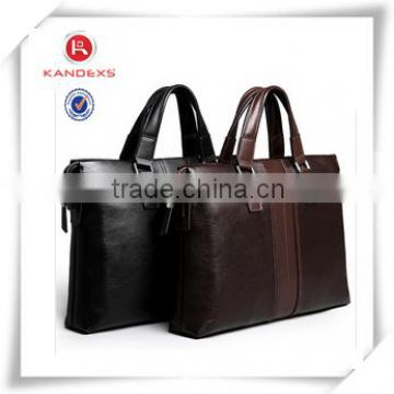 High Quality Leather Briefcase Men Messenger Shoulder Bag For Business