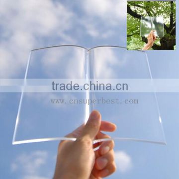 Customized clear acrylic book weight