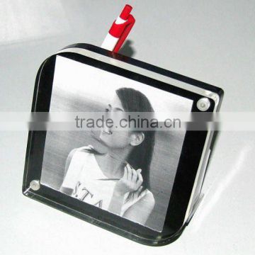 high quality clear acrylic frame with magnets