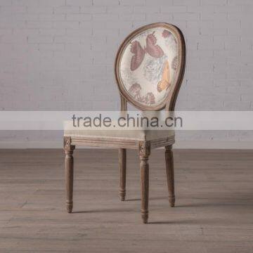 Solid wood chair Dining chair XJ011
