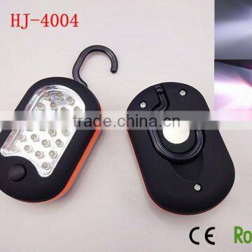 HJ-4004 24+3 LED plastic hook light flashlight /27 LED ABS work light hanging lamp