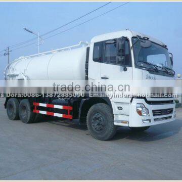 Dongfeng 16000litres high pressure washing truck with vacuum pump