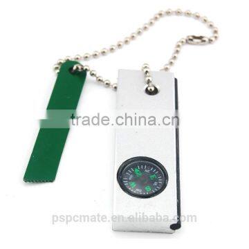 2015 camping survival kits emergency product fire starter with luminous handle
