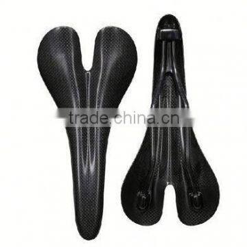 Weight light new product 2014 hot road bicycle or mountain bike carbon fiber saddle bike spare parts