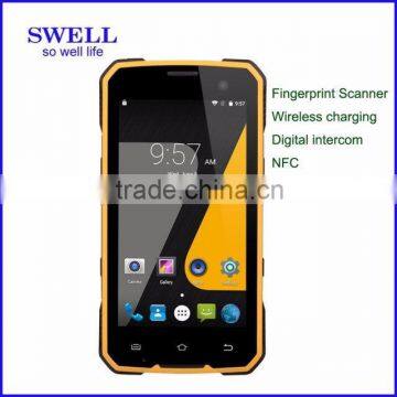 4.7inch android5.1 industrial phone IP68 Barcode rugged smart phone SOS NFC walkie talkie IR remote SJ7