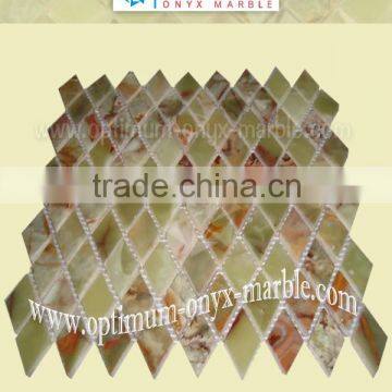 GREEN ONYX MOSAIC TILE - 017 photo-4