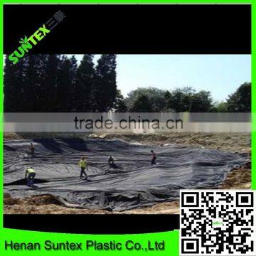 high quality plastic waterproofing membrane black HDPE geomembrane