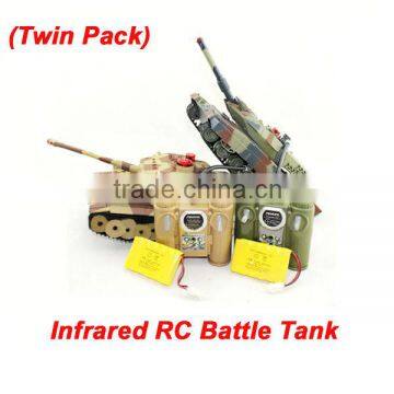 RC Battle Tank Infrared RC Combat Tank Toys (Twin Pack) RC Tank 558