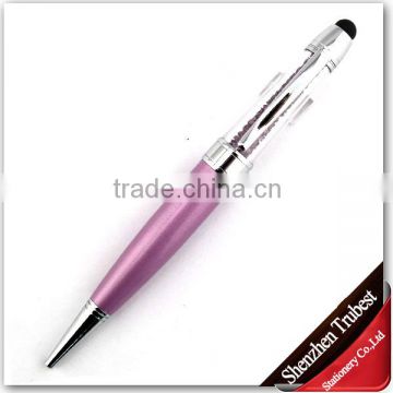 crystal usb pen with stylus touch