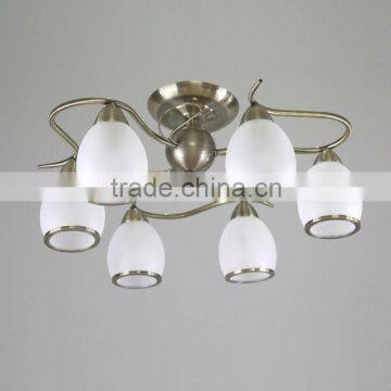 zhongshan modern chandelier glass ceiling lamp chrome plated