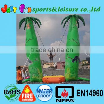 Kids bungee jumping equipment inflatable trampoline for sale