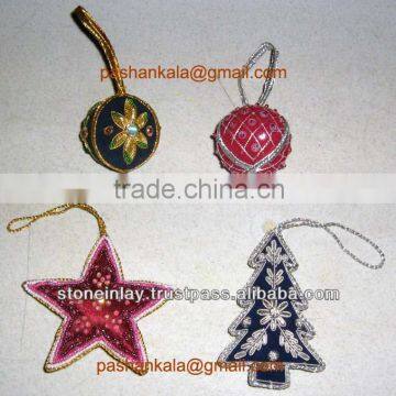 Christmas Decoration Hangings Embroidery