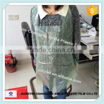 wholesale custom fashion printing kitchen waterproof plastic aprons