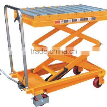 Customized Roller Table Hand Mobile Lift Trolley photo-2