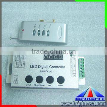 led digital DMX controller, led mini controller with amplifier for RGB led strip