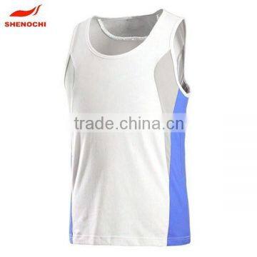 Hot new products for 2015 running sportswear made in china custom cheap gym vest