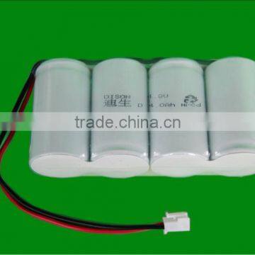 NiCd D 4.8v 4ah +70degree high temperature rechargeable batteries