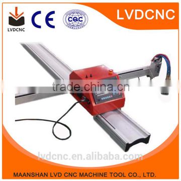 Portable plasma and flame cutting machine